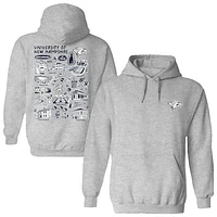 Women's Vive La Fete  Gray New Hampshire Wildcats Impressions Artwork Pullover Hoodie