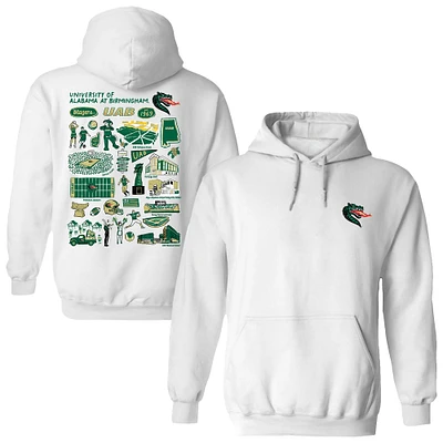 Women's Vive La Fete UAB Blazers Impressions Artwork Pullover Hoodie