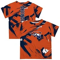 Newborn & Infant Vive La Fete  Orange Carroll University Pioneers Paint Brush T-Shirt