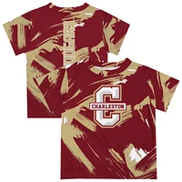 Newborn & Infant Vive La Fete  Maroon Charleston Cougars Paint Brush T-Shirt