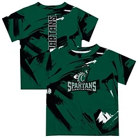 Newborn & Infant Vive La Fete  Green Vermont State University Paint Brush T-Shirt