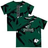 Newborn & Infant Vive La Fete  Green Vermont State University Paint Brush T-Shirt