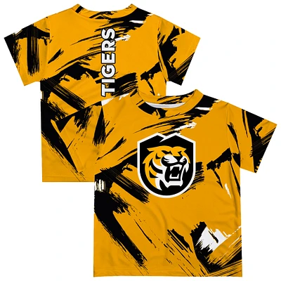Newborn & Infant Vive La Fete  Gold Colorado College Tigers Paint Brush T-Shirt