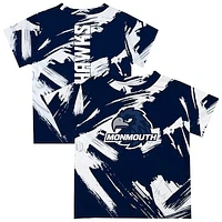 Newborn & Infant Vive La Fete  Navy Monmouth Hawks Paint Brush T-Shirt