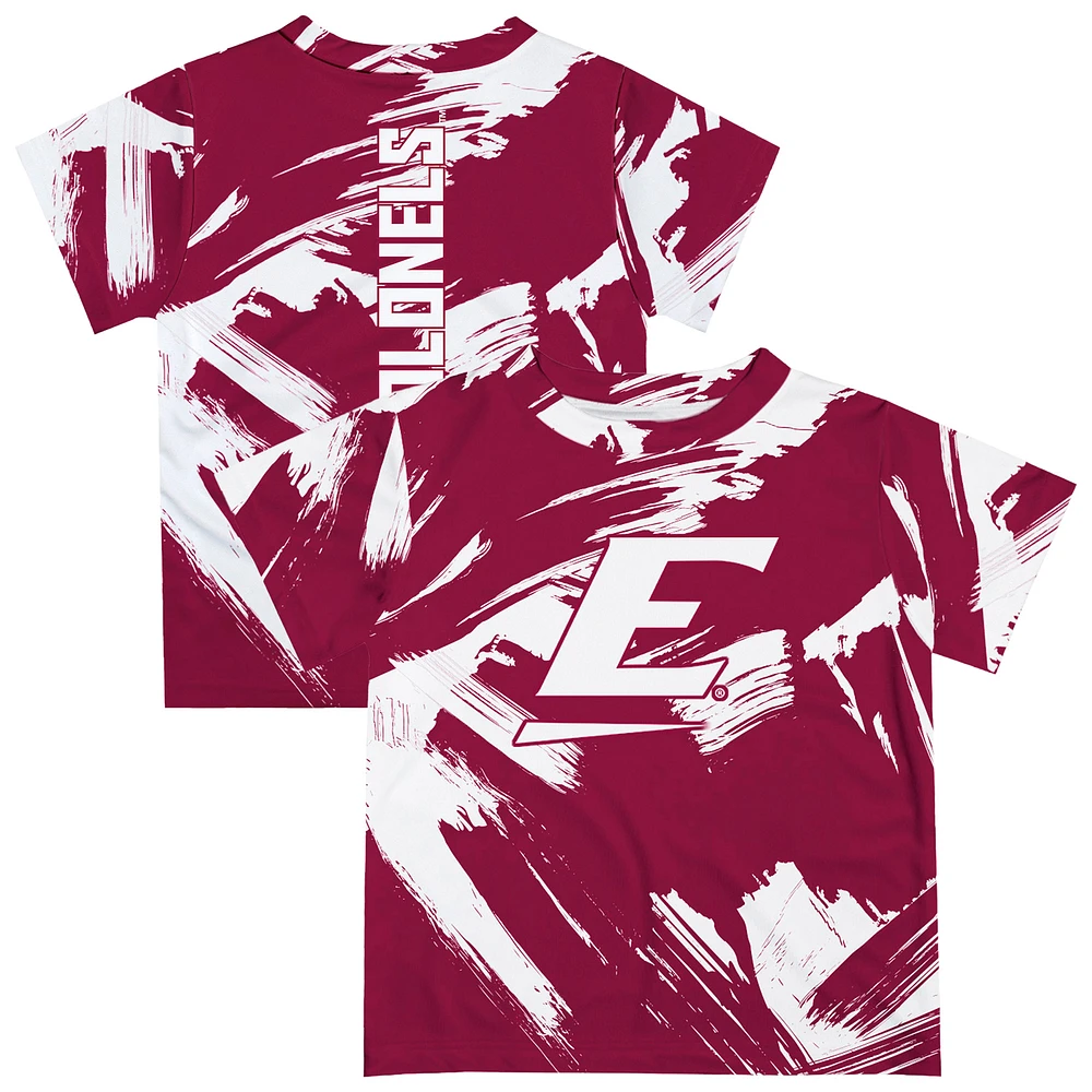 Newborn & Infant Vive La Fete Maroon Eastern Kentucky Colonels Paint Brush T-Shirt