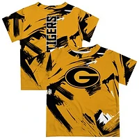 Newborn & Infant Vive La Fete  Gold Grambling Tigers Paint Brush T-Shirt