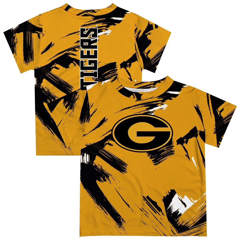Newborn & Infant Vive La Fete Gold Grambling Tigers Paint Brush T-Shirt