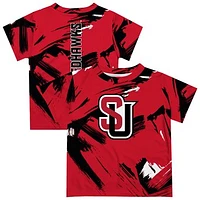 Newborn & Infant Vive La Fete  Red Seattle Redhawks Paint Brush T-Shirt