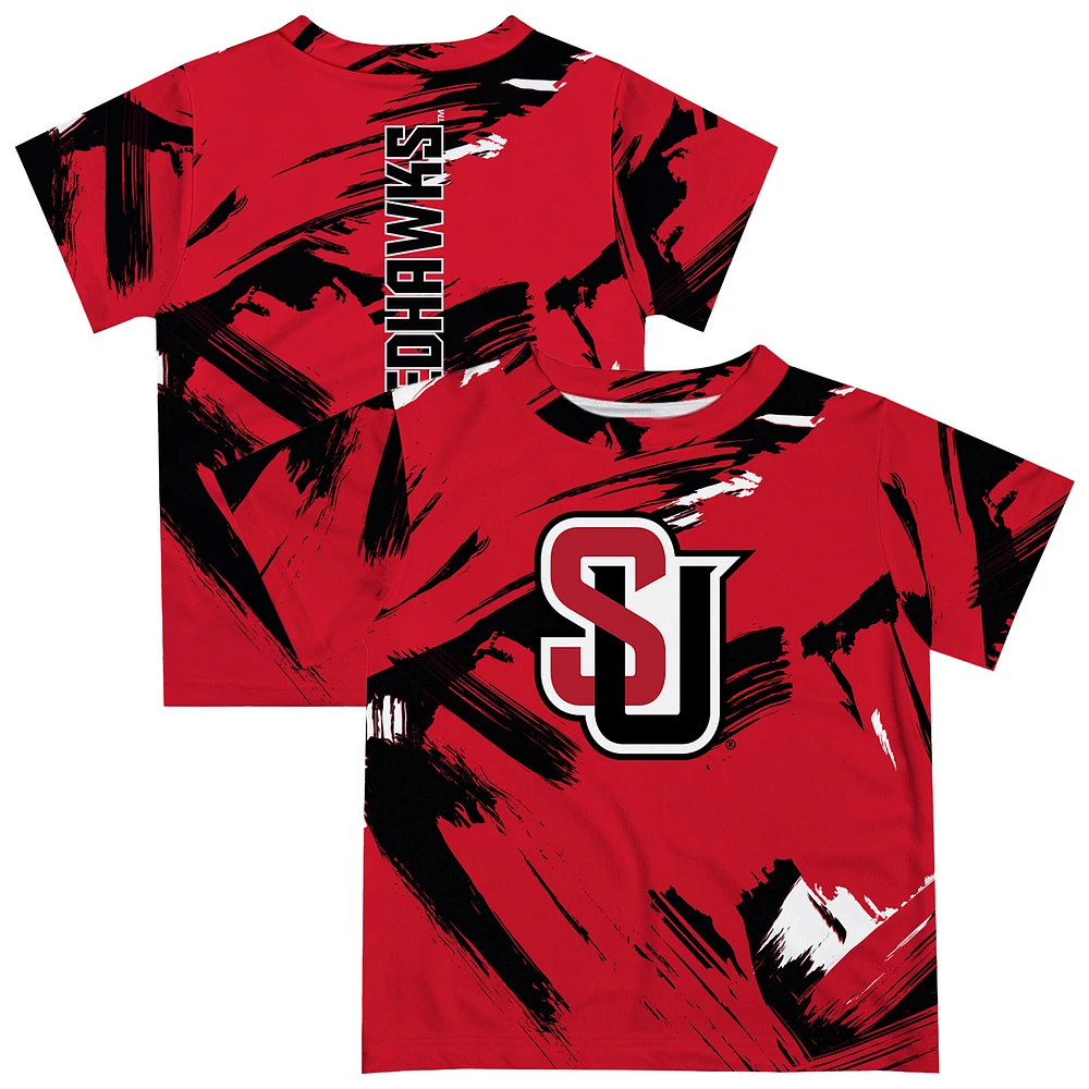 Newborn & Infant Vive La Fete Red Seattle Redhawks Paint Brush T-Shirt
