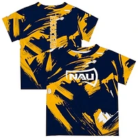 Newborn & Infant Vive La Fete  Navy Northern Arizona Lumberjacks Paint Brush T-Shirt