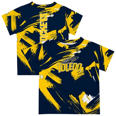 Newborn & Infant Vive La Fete  Navy Toledo Rockets Paint Brush T-Shirt