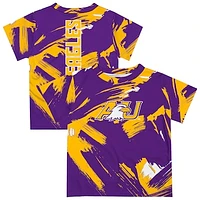 Toddler Vive La Fete  Purple Ashland Eagles Paint Brush T-Shirt