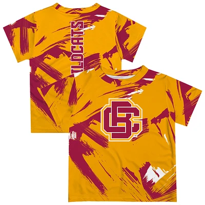 Toddler Vive La Fete  Gold Bethune-Cookman Wildcats Paint Brush T-Shirt
