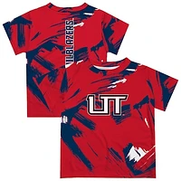 Toddler Vive La Fete  Red Utah Tech Trailblazers Paint Brush T-Shirt