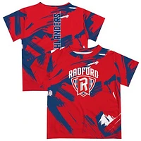 Toddler Vive La Fete  Red Radford Highlanders Paint Brush T-Shirt