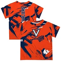 Toddler Vive La Fete  Orange Virginia Cavaliers Paint Brush T-Shirt