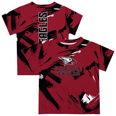 Toddler Vive La Fete  Maroon North Carolina Central Eagles Paint Brush T-Shirt