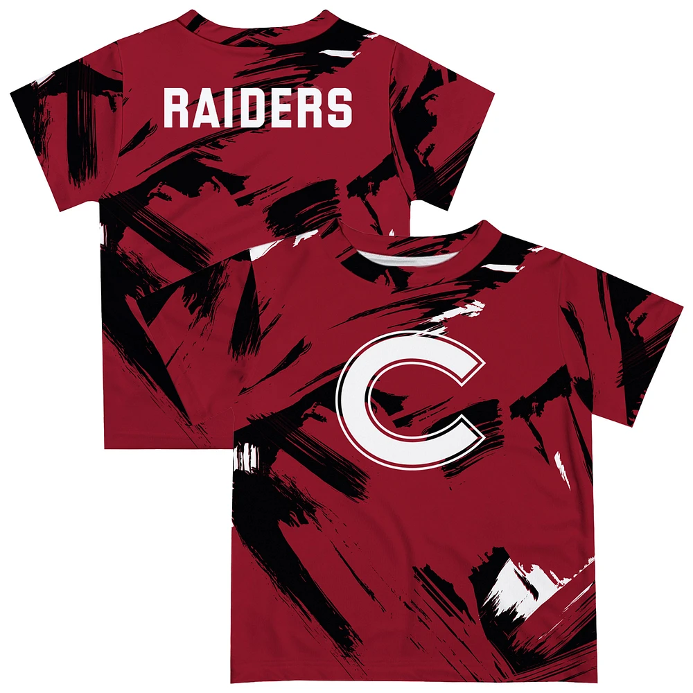 Youth Vive La Fete Maroon Colgate Raiders Paint Brush T-Shirt
