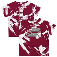 Youth Vive La Fete Red Henderson State Reddies Paint Brush T-Shirt