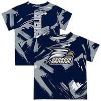 Youth Vive La Fete Navy Georgia Southern Eagles Paint Brush T-Shirt