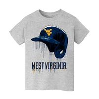 Youth Vive La Fete  Gray West Virginia Mountaineers T-Shirt