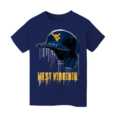 Youth Vive La Fete  Navy West Virginia Mountaineers T-Shirt