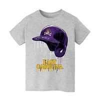 Youth Vive La Fete  Gray ECU Pirates T-Shirt