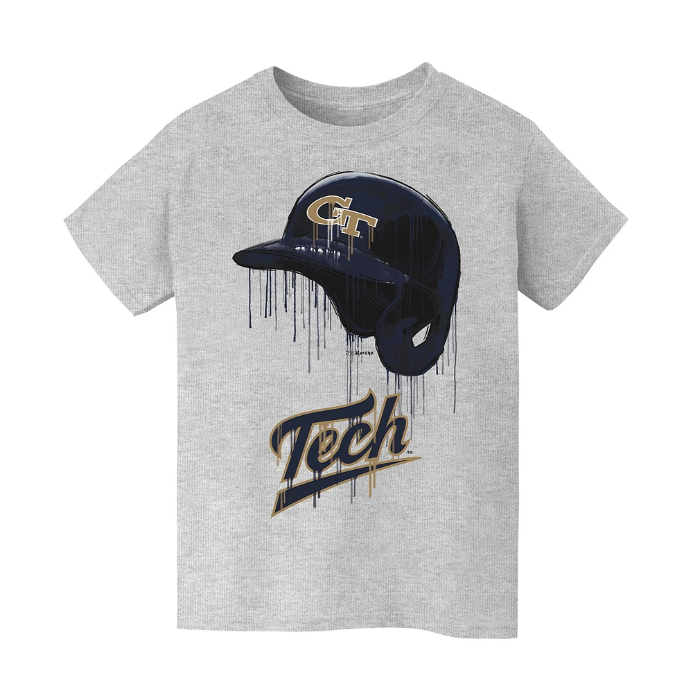 Youth Vive La Fete Gray Georgia Tech Yellow Jackets T-Shirt
