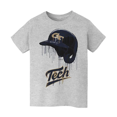 Youth Vive La Fete  Gray Georgia Tech Yellow Jackets T-Shirt
