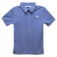 Toddler Vive La Fete Blue UAH Chargers Pencil Stripe Polo