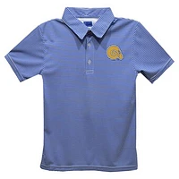 Toddler Vive La Fete Blue Albany State Golden Rams Pencil Stripe Polo