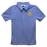 Toddler Vive La Fete Blue Albany State Golden Rams Pencil Stripe Polo