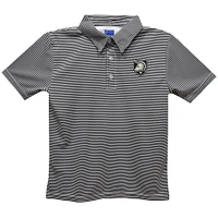 Toddler Vive La Fete Black Army Knights Pencil Stripe Polo
