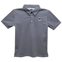 Toddler Vive La Fete Navy Butler Bulldogs Pencil Stripe Polo