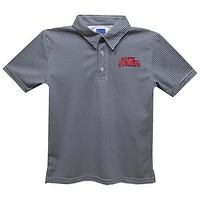 Toddler Vive La Fete Navy Ole Miss Rebels Pencil Stripe Polo