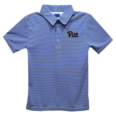 Toddler Vive La Fete Royal Pitt Panthers Pencil Stripe Polo