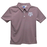 Toddler Vive La Fete Maroon Texas A&M Aggies Pencil Stripe Polo
