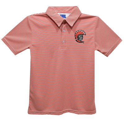 Toddler Vive La Fete Red Tampa Spartans Pencil Stripe Polo