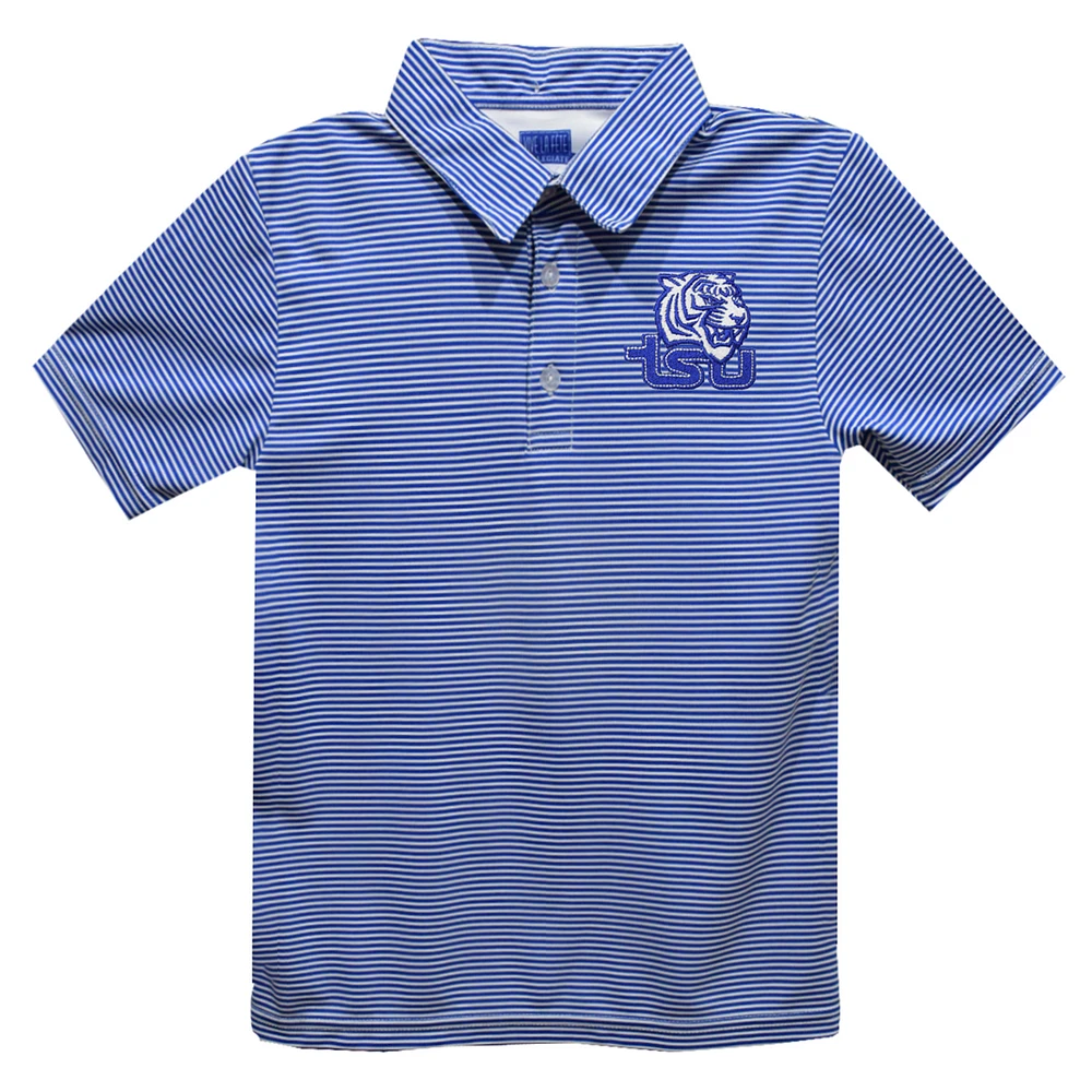 Toddler Vive La Fete Royal Tennessee State Tigers Pencil Stripe Polo