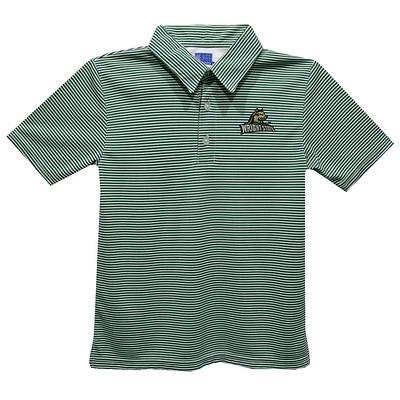 Toddler Vive La Fete Hunter Green Wright State Raiders Pencil Stripe Polo