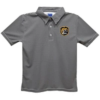 Youth Vive La Fete  Black Colorado College Tigers Pencil Stripe Polo