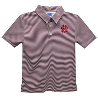Youth Vive La Fete  Red Chapman Panthers Pencil Stripe Polo