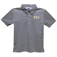 Youth Vive La Fete  Navy FIU Panthers Pencil Stripe Polo