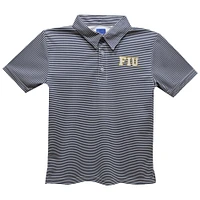 Youth Vive La Fete  Navy FIU Panthers Pencil Stripe Polo