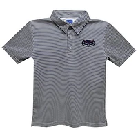 Youth Vive La Fete  Navy Florida Atlantic Owls Pencil Stripe Polo