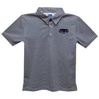 Youth Vive La Fete  Navy Florida Atlantic Owls Pencil Stripe Polo