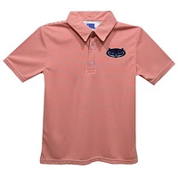 Youth Vive La Fete  Red Florida Atlantic Owls Pencil Stripe Polo