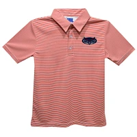 Youth Vive La Fete  Red Florida Atlantic Owls Pencil Stripe Polo