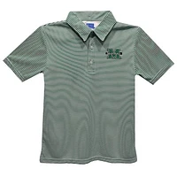 Youth Vive La Fete  Green Marshall Thundering Herd Pencil Stripe Polo