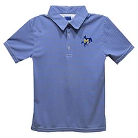 Youth Vive La Fete  Royal McNeese State Cowboys Pencil Stripe Polo